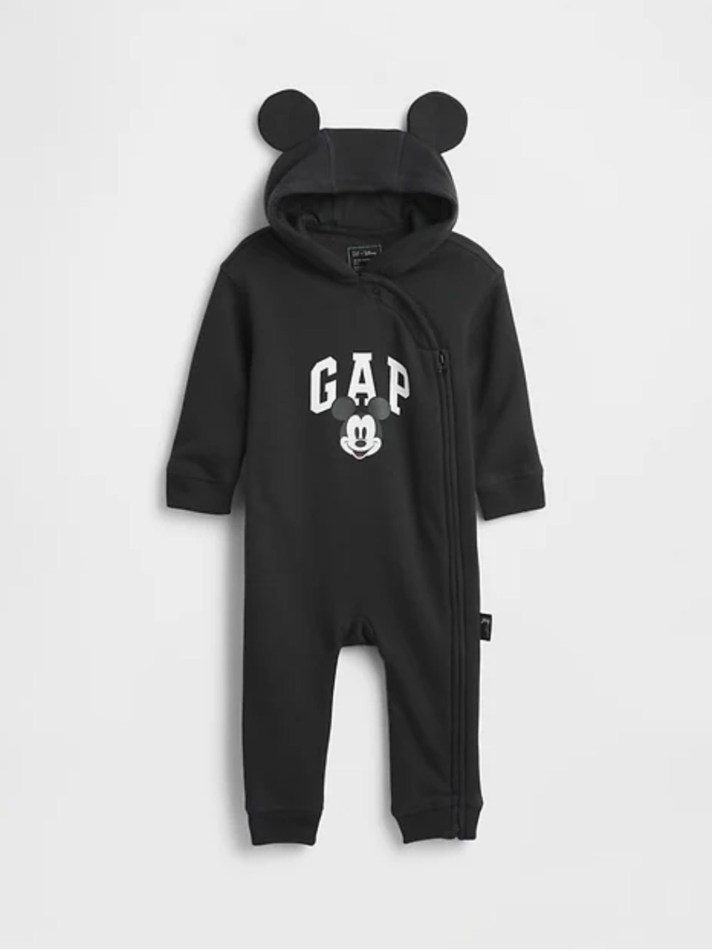 GAP Black Mickey Hoodie One-Piece with Ear Hood